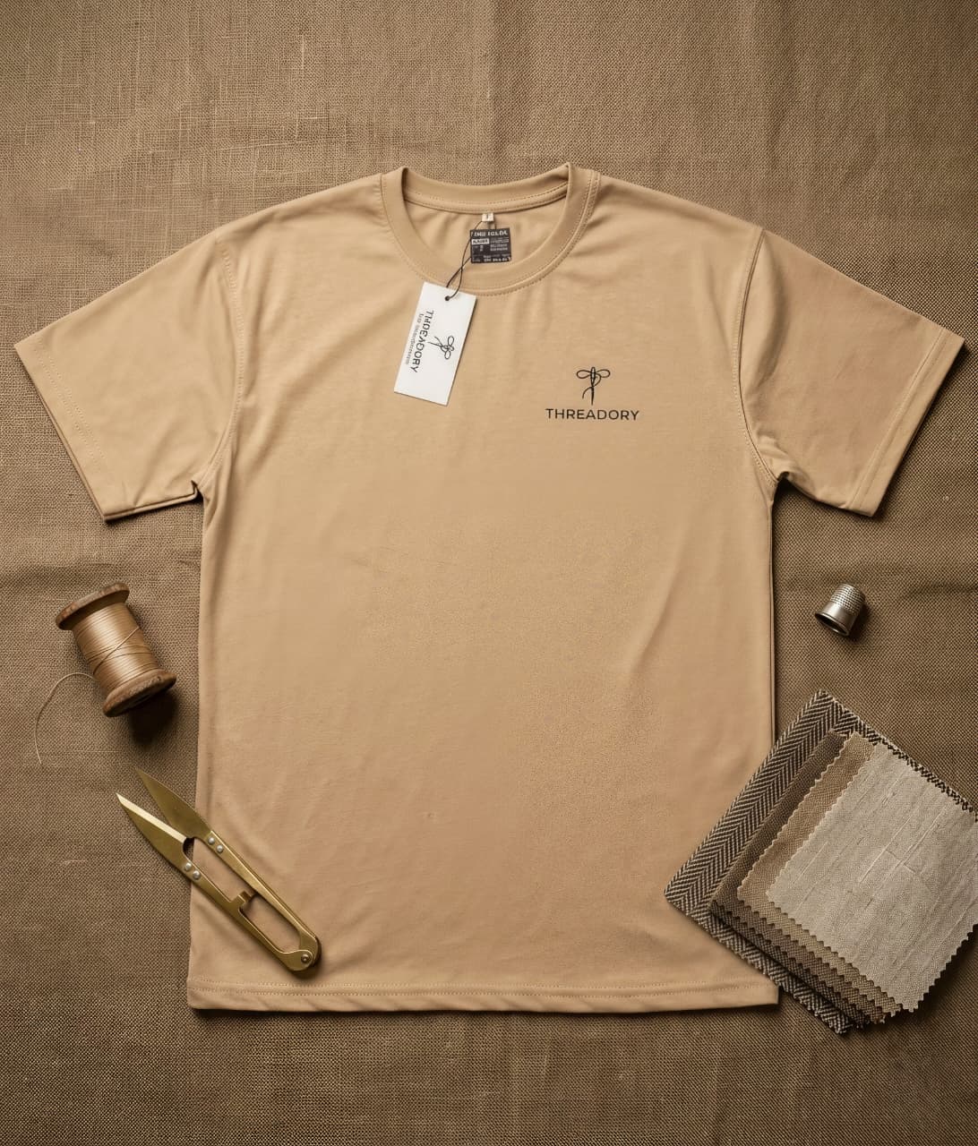 Premium Cotton Drop Shoulder Tee – Everyday Comfort