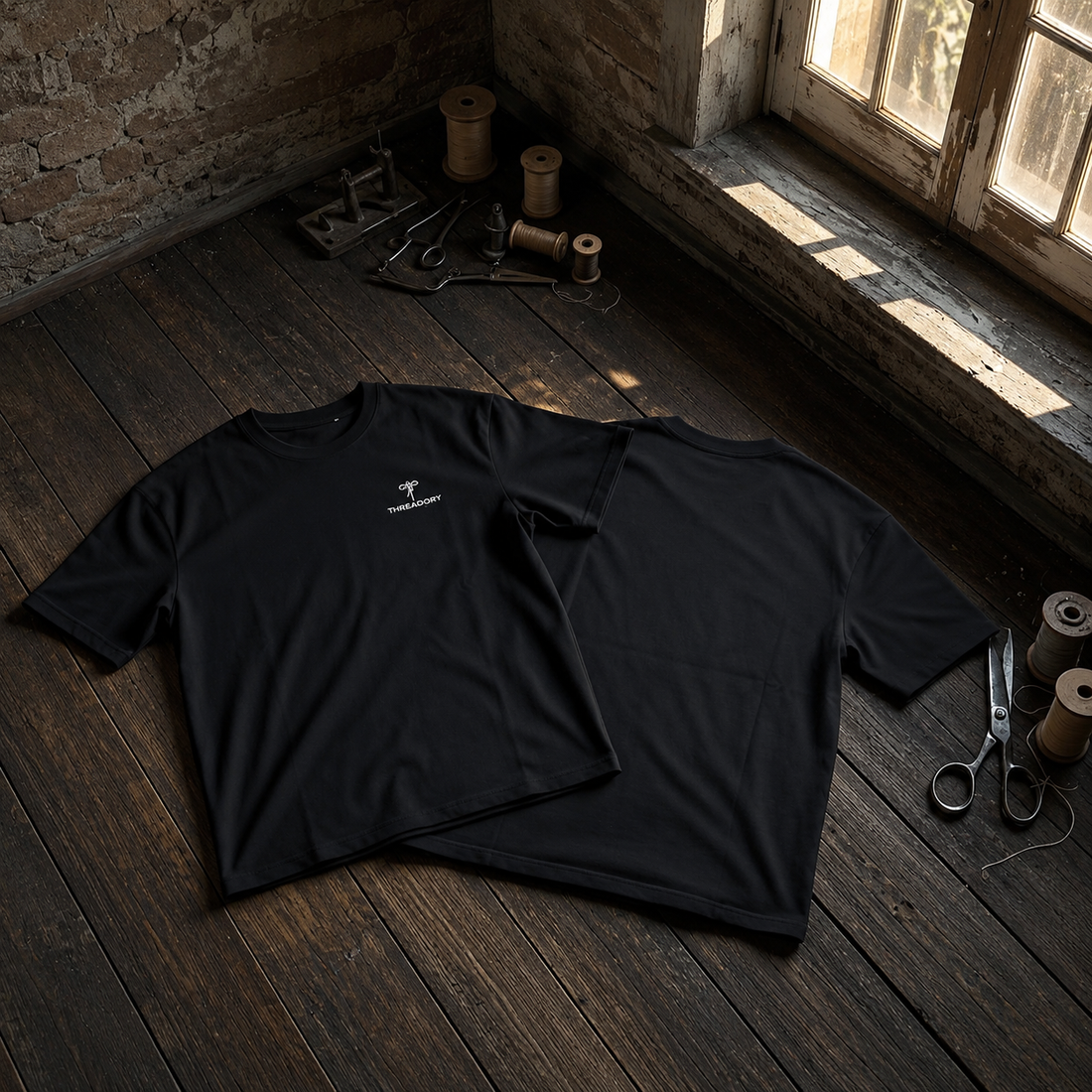 Premium Black Regular Fit T-Shirt for Men | Soft Cotton Casual Wear