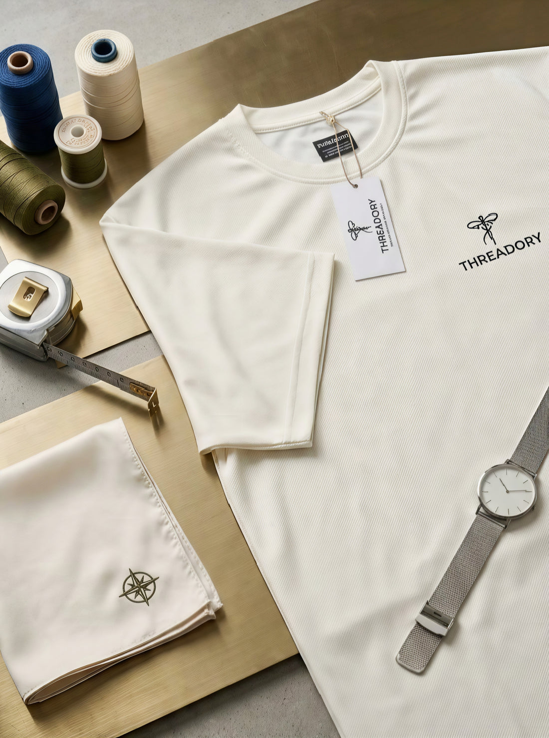Premium White Drop Shoulder T-Shirt for Men | Oversized Comfort Fit